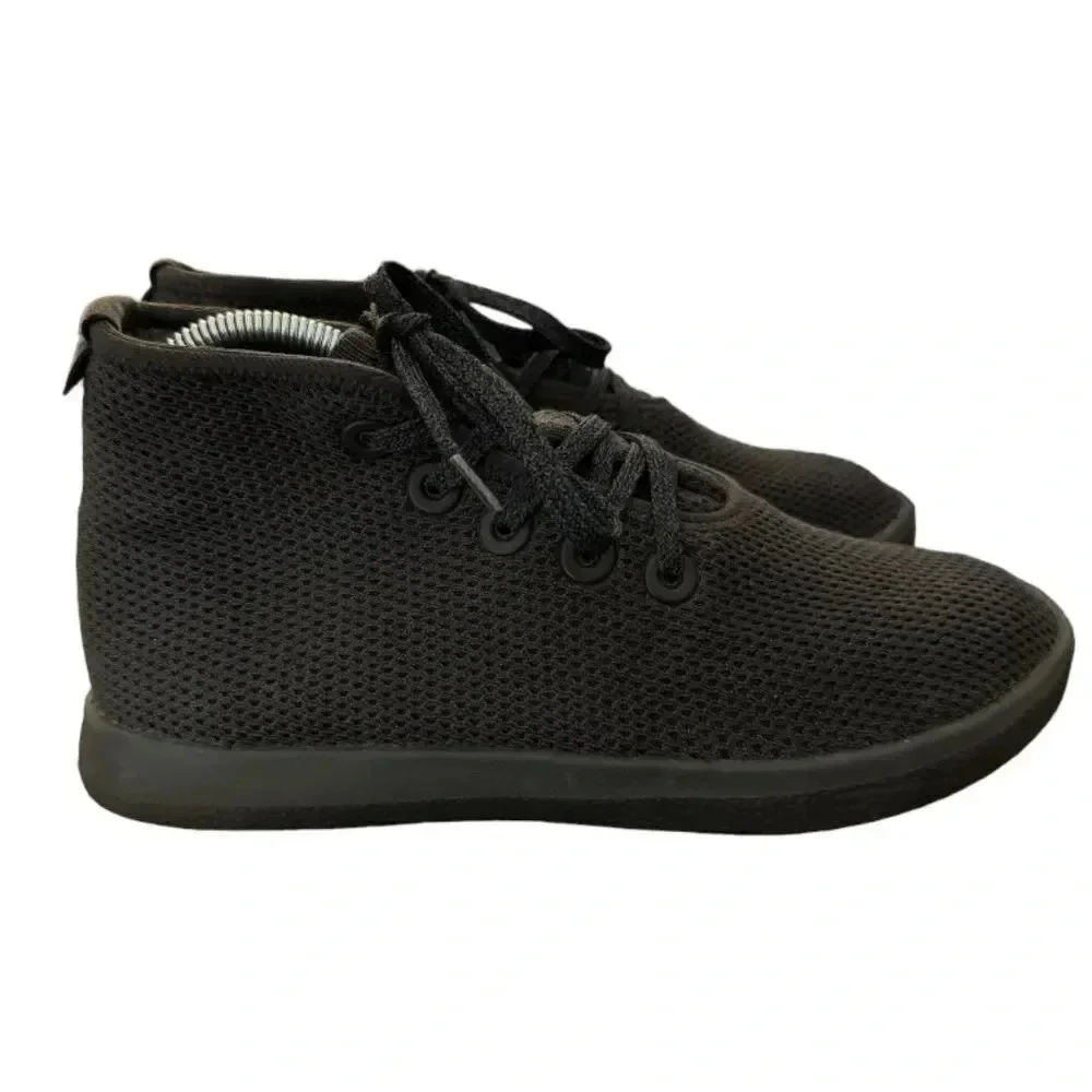 Allbirds Tree Toppers Charcoal Lightweight High Top Lace Up Sneaker Shoe